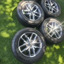5 JEEP RIMS&TIRES 255/60R20 $900 20”