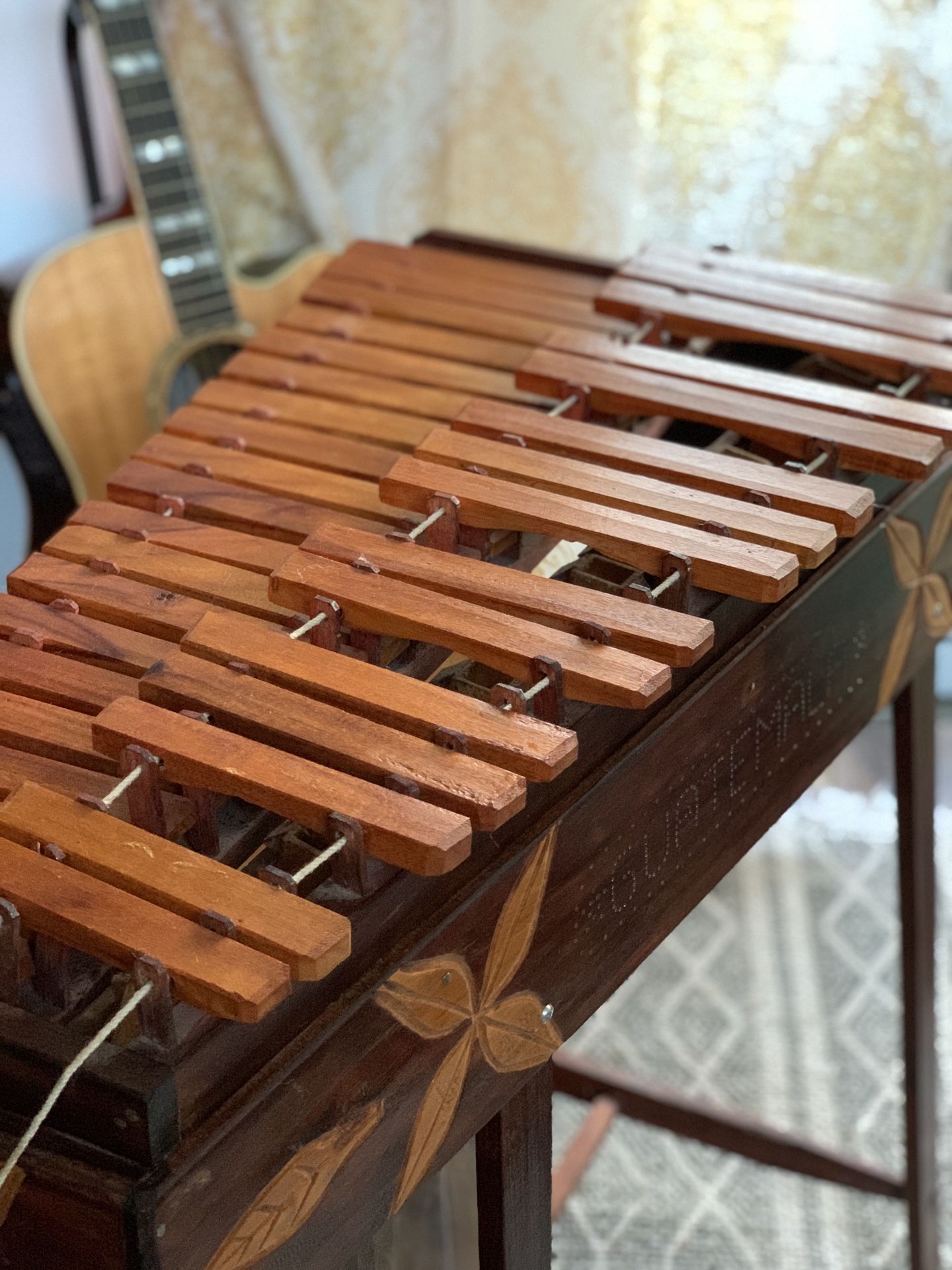 Beautiful handmade 35key Vintage Guatemalan Marimba for Sale in