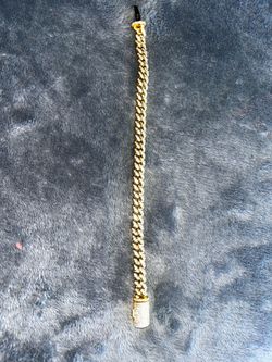 Moissanite Iced out Cuban Bracelet