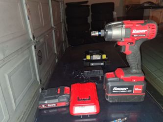 Bauer 20v impact wrench with 12ah battery  and charger