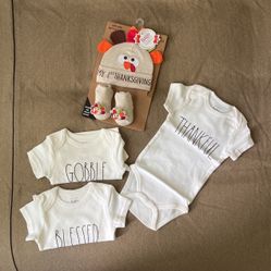 Baby 1st Thanksgiving 0-6 Mos