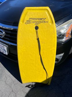 OG Morey boogey board bodyboard surfing with leash