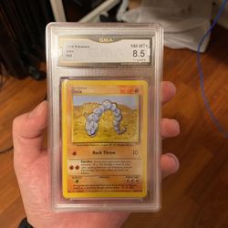 Graded 1999 Onix Pokémon Card