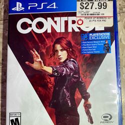 ‘Control’ Game For pS4 asking…….$20