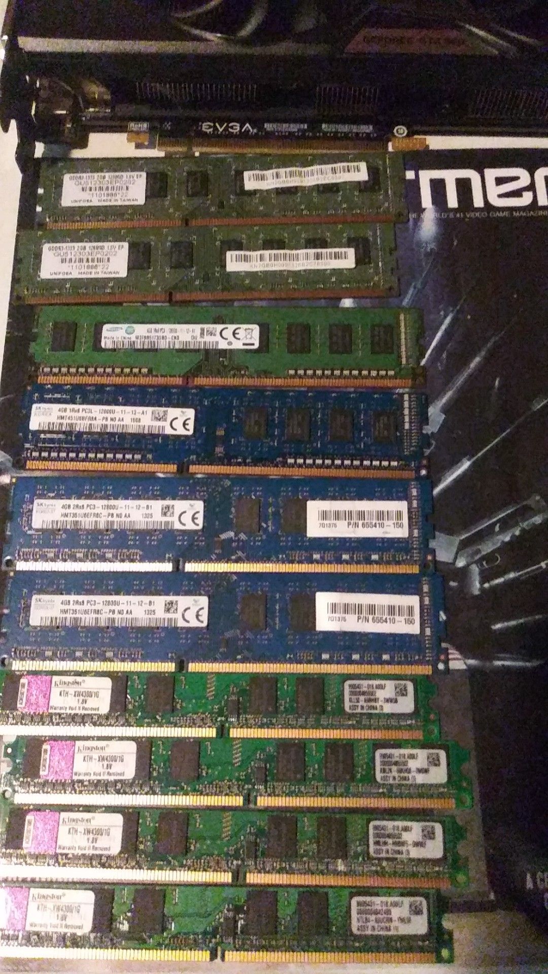 20GB of DDR3 RAM. And 4 GB of DDR2