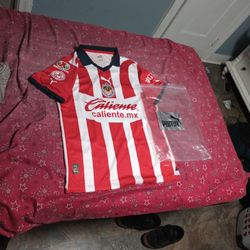 Authentic Gold Special Edition Chicharito Chivas 2023 Signed