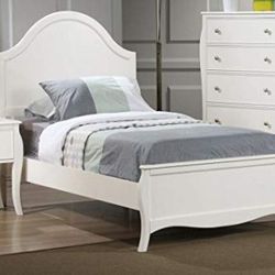 Brand New White Arch Design Youth Bed