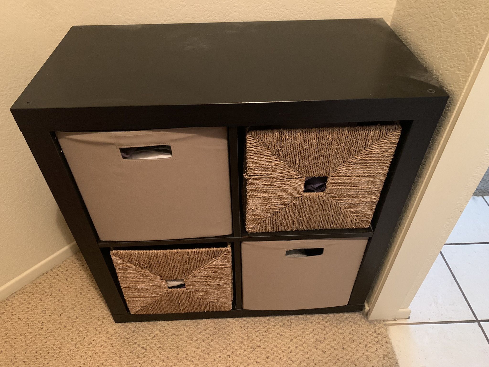 Sturdy Storage Shelf W/Bins OBO