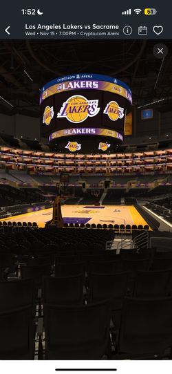 Kings vs Lakers 11/15 Tickets