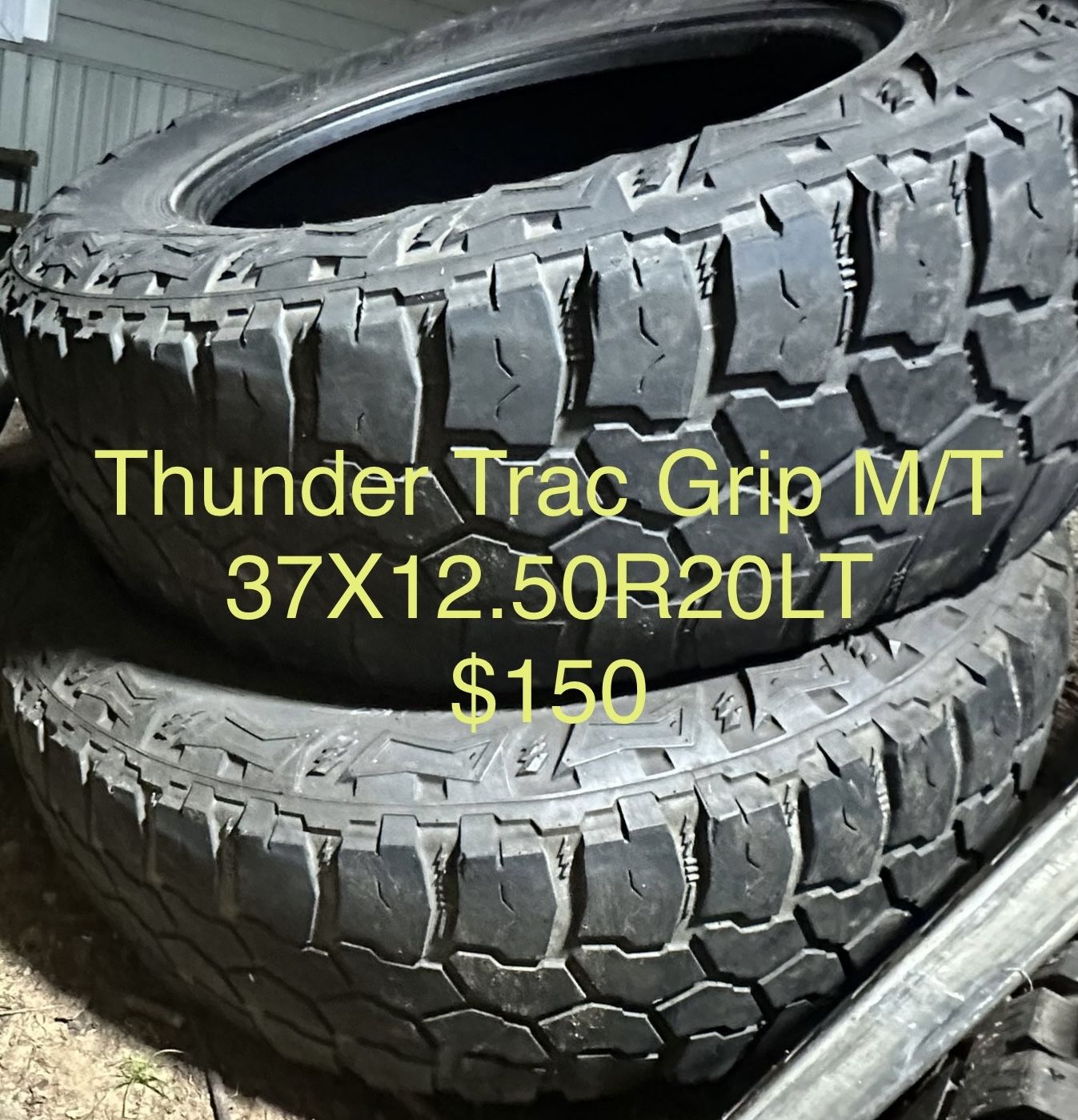 Thunder Trac Grip 37x12.50R20LT