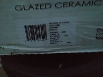 1- Case Of White Ceramic Tiles 4 1/4" X 10" with 38 Units Brand New In Box.
