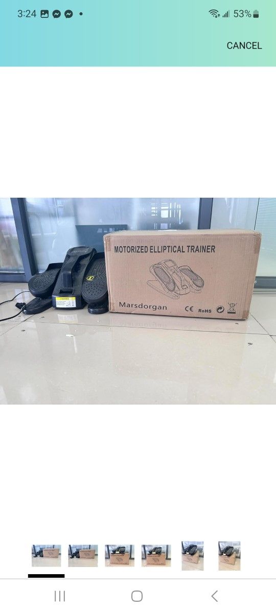 Sponsored
Brand: Generic
Marsdorgan Under Desk Elliptical Machine with Remote Control Electric Elliptical Leg Exerciser with 12 Adjustable Speeds, Qu