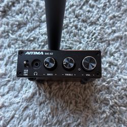Amplifier DAC with Bass Treble Controls 