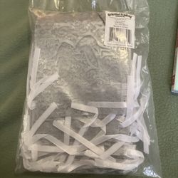 Frosted Silver Wedding Favor Bags (48 count)