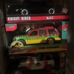 Knight Rider And Jurassic Park Toy Cars $14 Each 