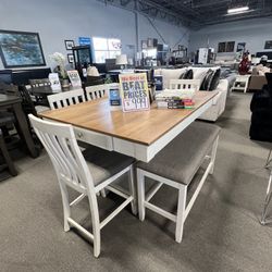 Gorgeous 6pc Dining Room Set 🔥🤎 Easy Financing Available ✅