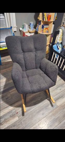 Brand new in box Modern Sherpa Rocking Chair