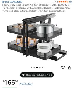kitchen pullout organizer