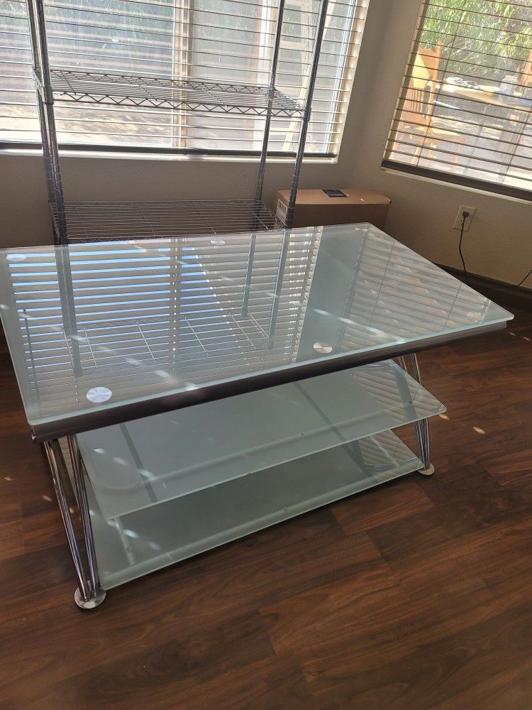 Glass Tv Stand