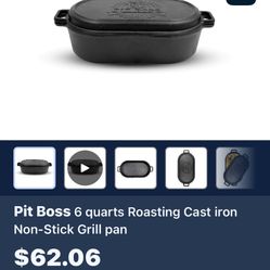 PitBoss Cast Iron Roasting Pan 