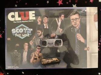 Scott The Woz Clue Board Game New & Sealed