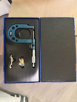 Fowler 52-234 Digital Disc Brake Rotor Micrometer w/ Case – Working