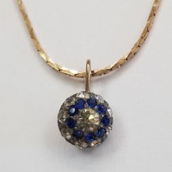 Vintage Sterling Silver Earring Now A Pendant 