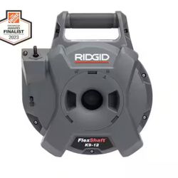 Ridgid K9-12 FlexShaft Wall-to-Wall Drain Cleaner, 1/4 in. x 30 ft. Cleans 1-1/4 in. to 2 in. Pipes to Full Flow Capacity
