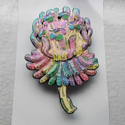 Sam Shennan Enamel Hat Pin Limited Edition Rare World Famous Artist Art 