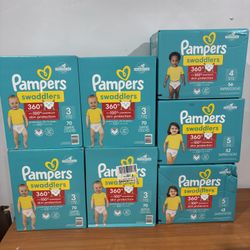 Pampers Swaddlers 360 Pull-on Diapers, Size 3, Size 4, Size 5, Leakproof 