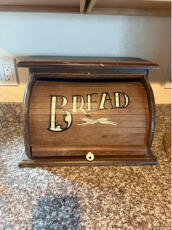 Vintage bread box
