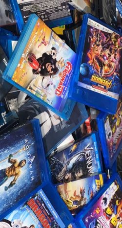 $ 3 for blu ray movies and $ 2 for regular DVD movies is a good variety and all in good condition.