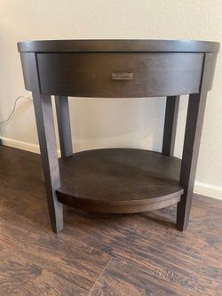 Crate and Barrel nightstand/end table