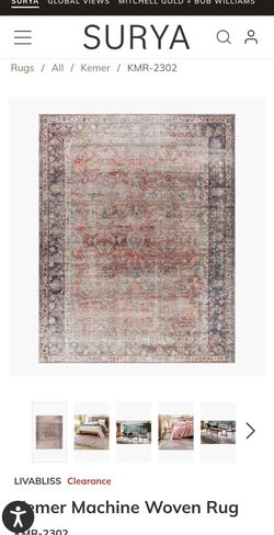 Kemer KMR-2302 8'10" x 12' Machine Woven Rug