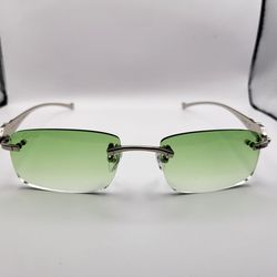 Cartier Rimless Glasses(Green)