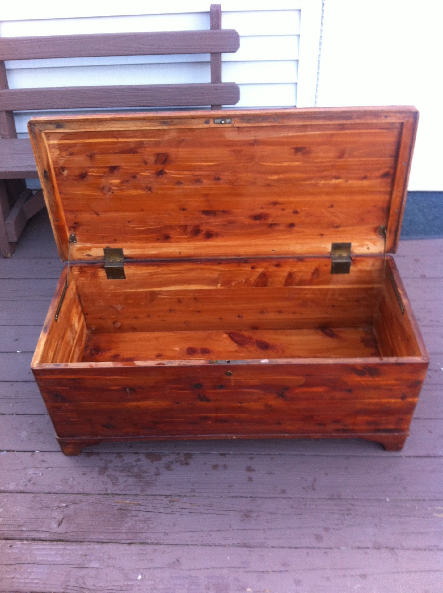 Large Vintage cedar chest 41”x17”