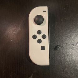 Left-side Nintendo Switch Joycon Replacement in White (Tested, Works)