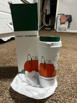 White snoopy tumbler