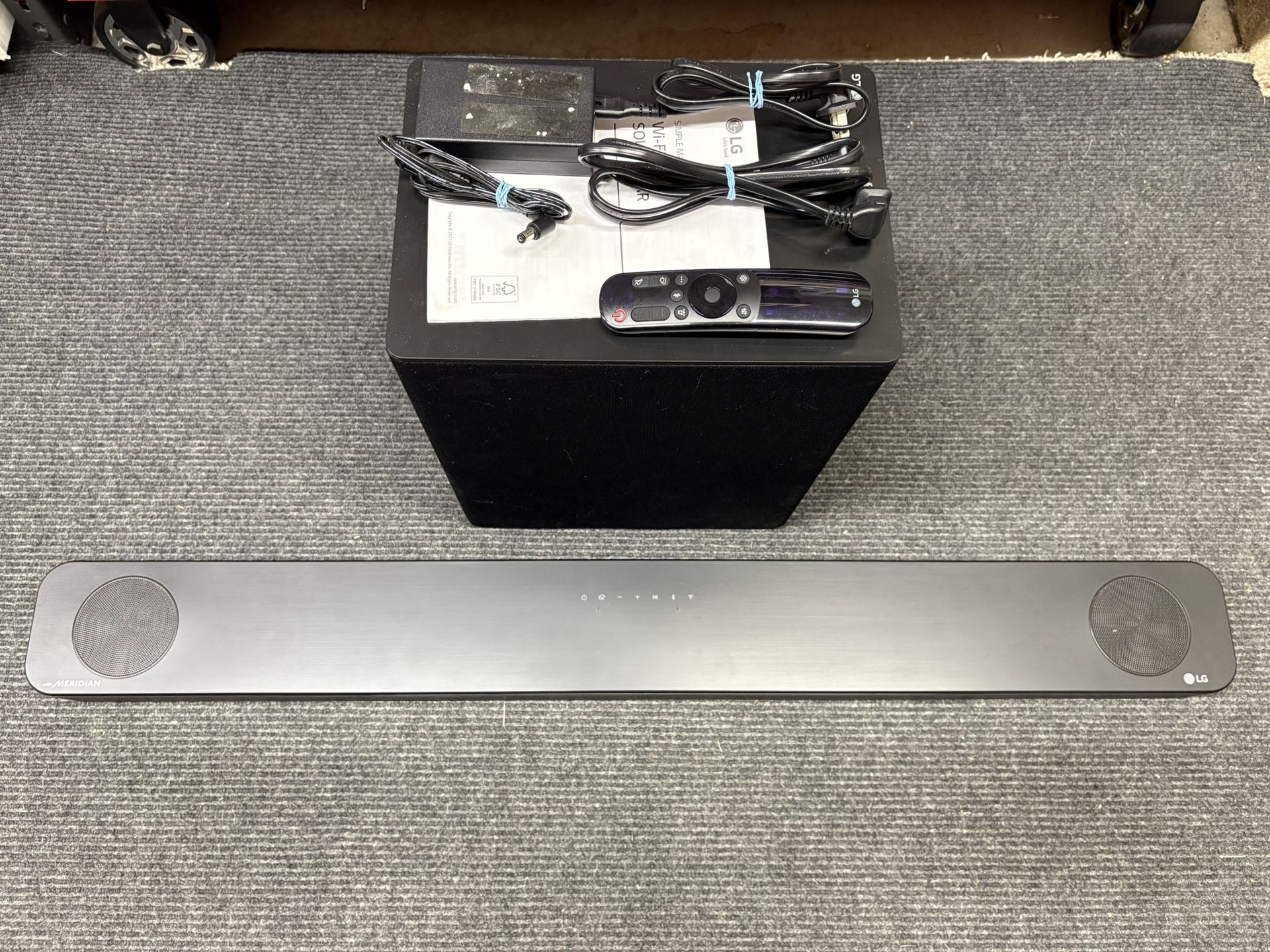 LG Dolby Atmos Soundbar And Subwoofer