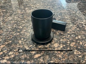 Ember Electric Mug and Kruve coffee stirrer