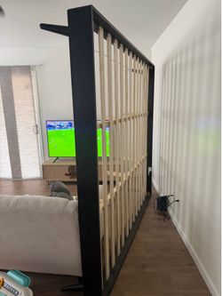 King size black bed frame