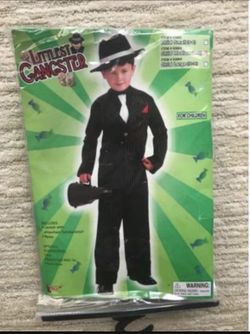 Halloween Kids Little Gangster Costume size M (8-10)