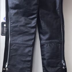 Leather Chaps Womens S/M