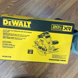 DEWALT DCS570B 20V MAX 7-1/4 in. Cordless Circular Saw New
