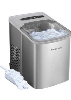 Frigidaire 26 Lbs per Day Portable Compact Maker, Ice Making Machine, Stainless, Medium