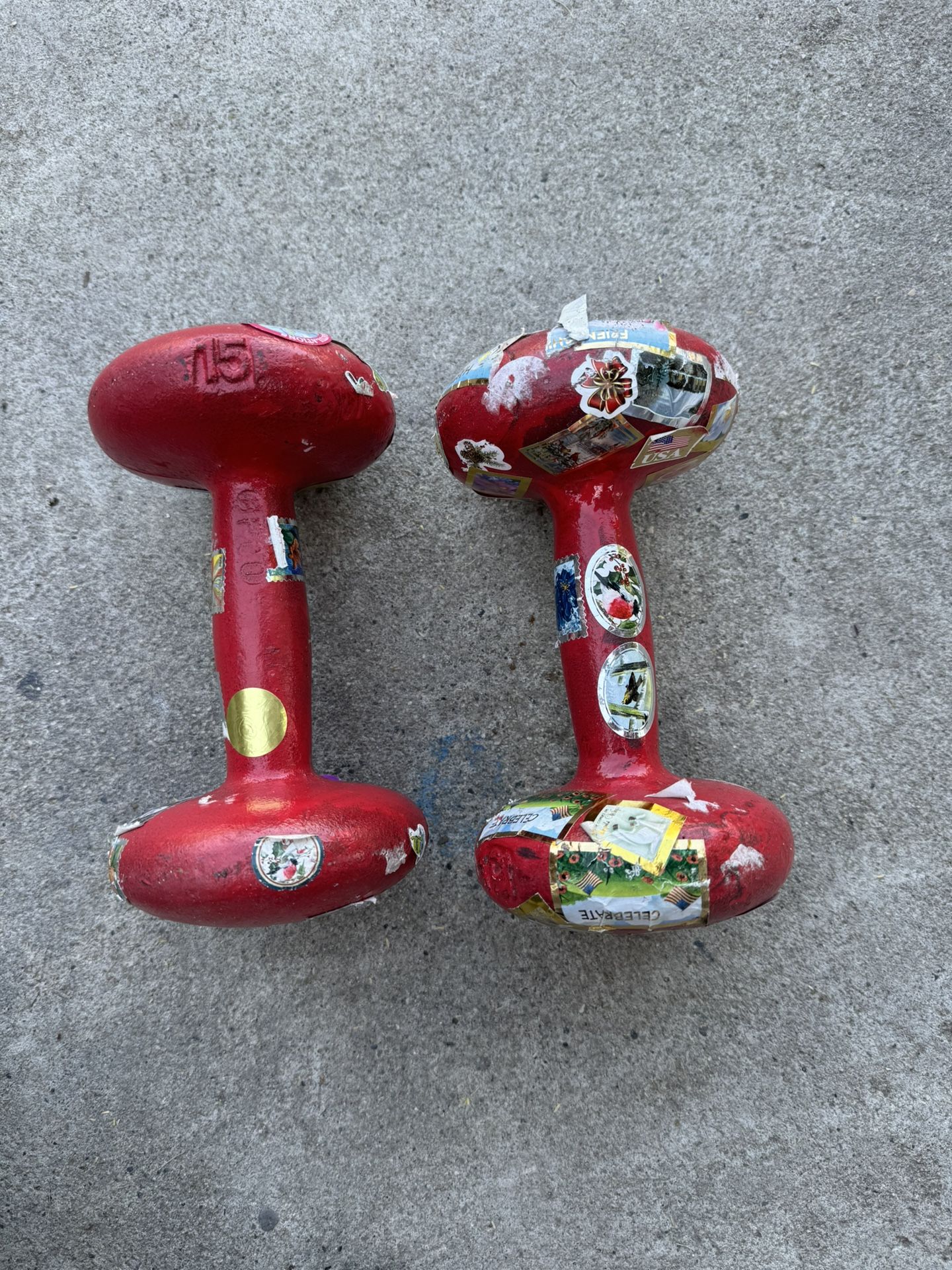 Vintage Bfco Usa Bun Dumbells