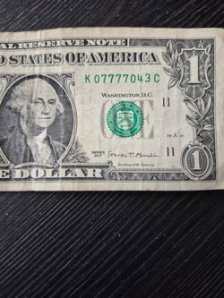 Collectible dollar  best offer over 75.00