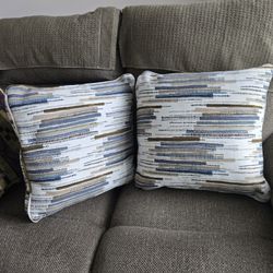 2 Brand New 19 Inch Sofa Pillows