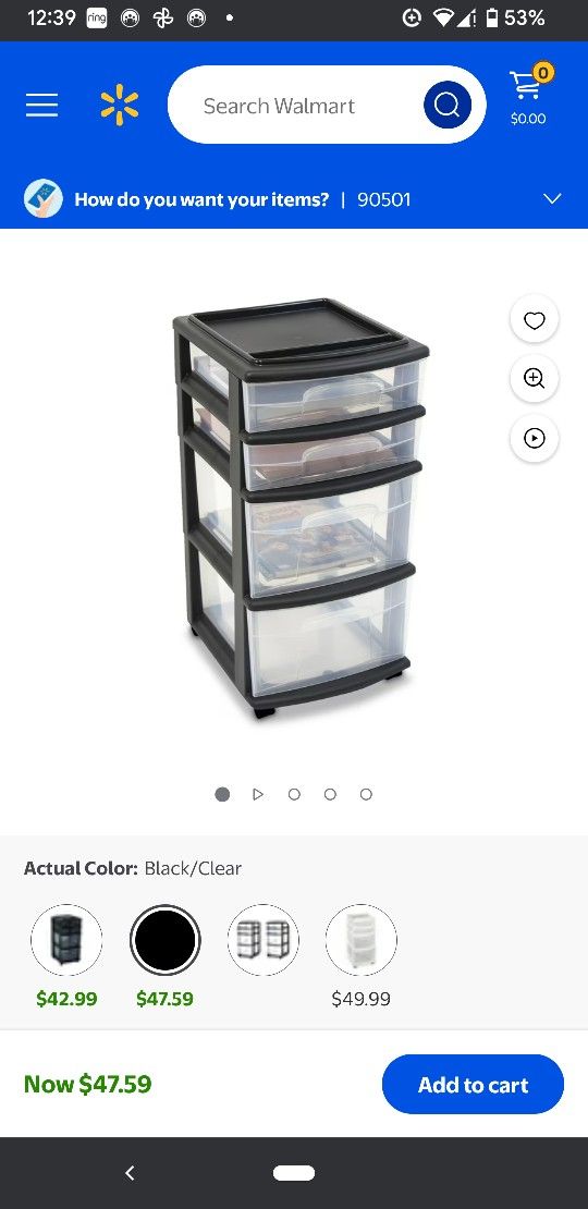 Drawer Plastic Storage