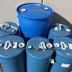 15 Gallon Plastic Drums with handle $25 Each